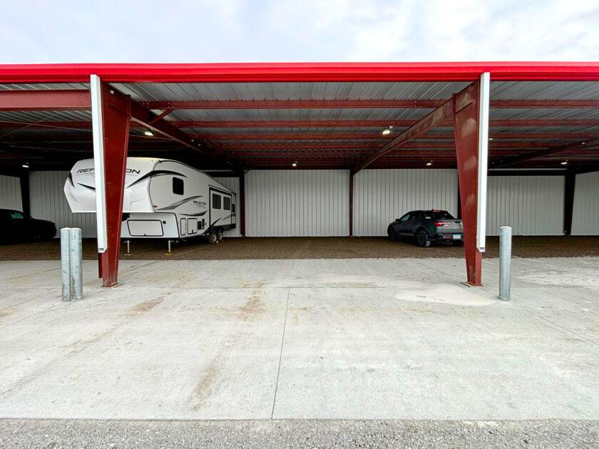cornerstone-storage-bondurant-exterior Covered RV boat storage in bondurant, IA