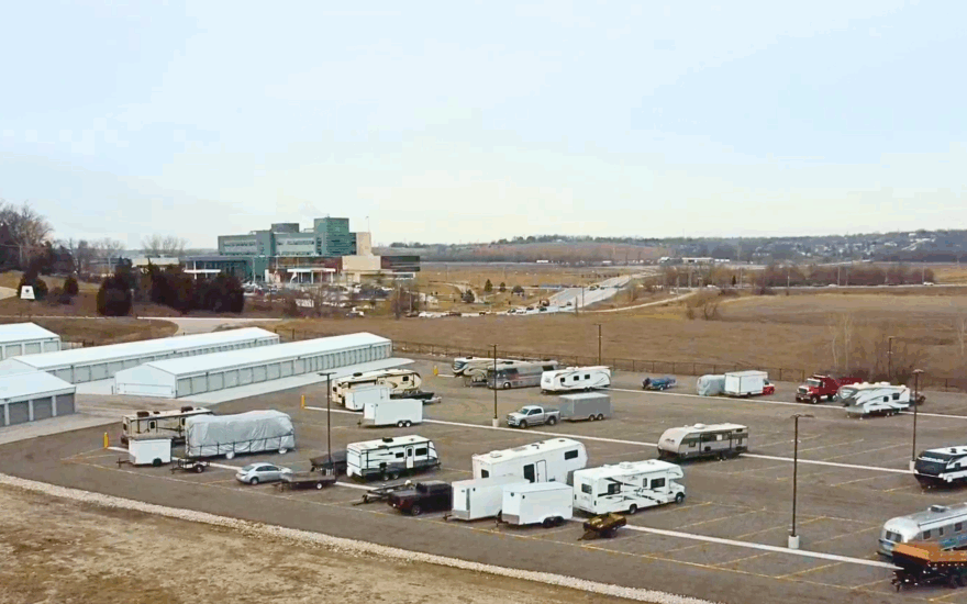 RV & boat storage in Bellevue at Cornerstone Storage